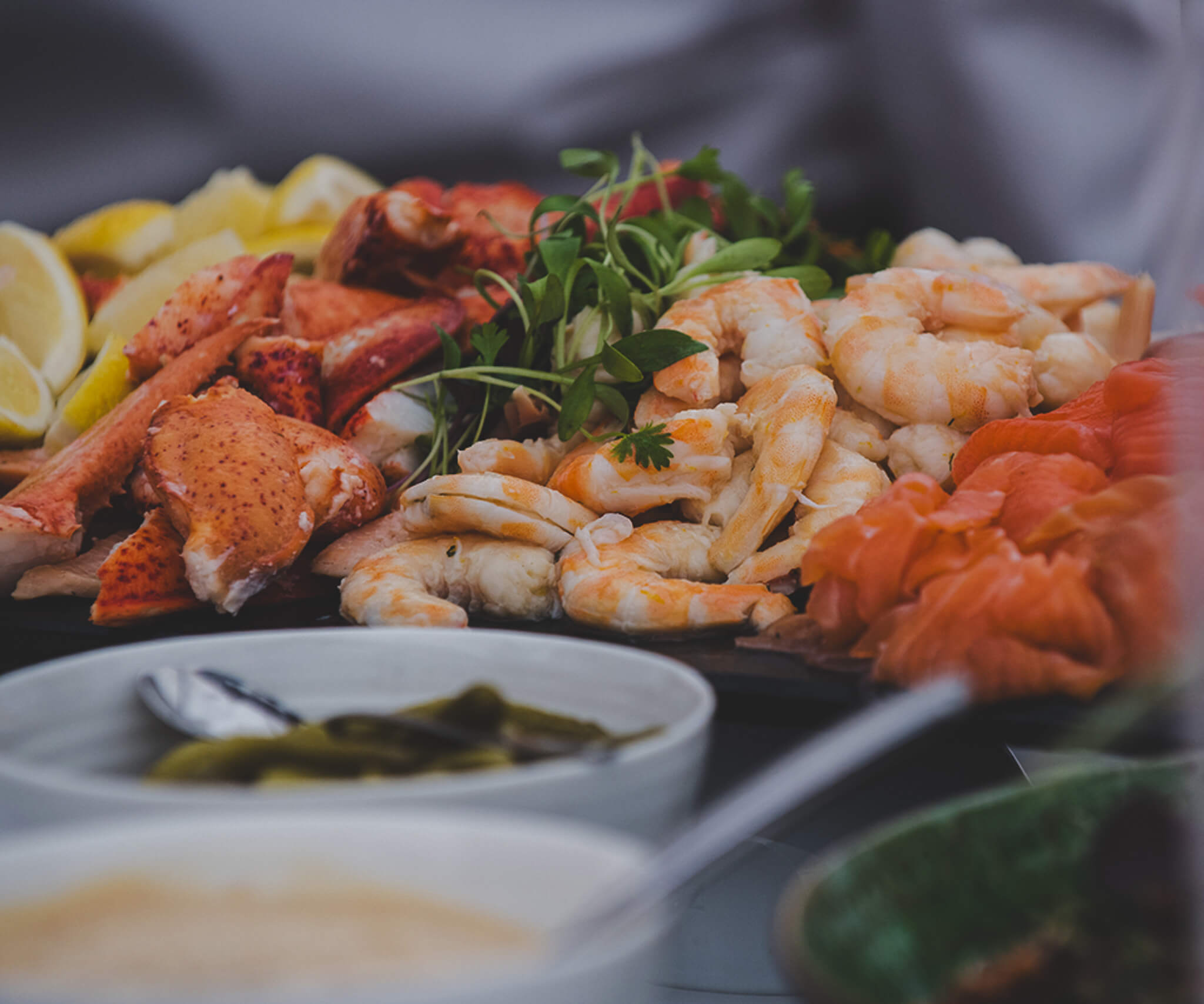 Traction Suites Seafood catering at Official Hospitality at the MADRING circuit