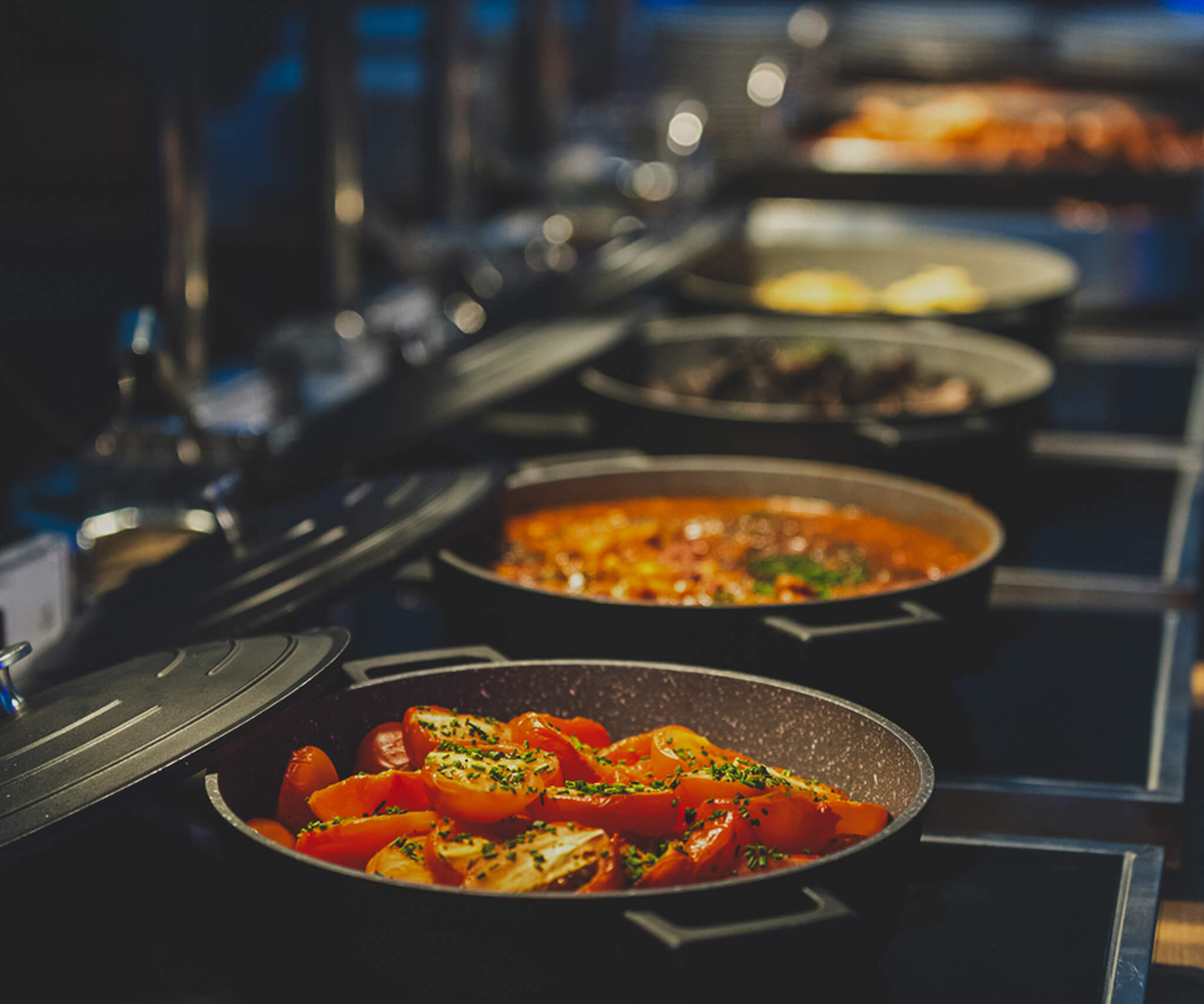 Traction Suites Gourmet Food Stations at Official Hospitality at the MADRING circuit